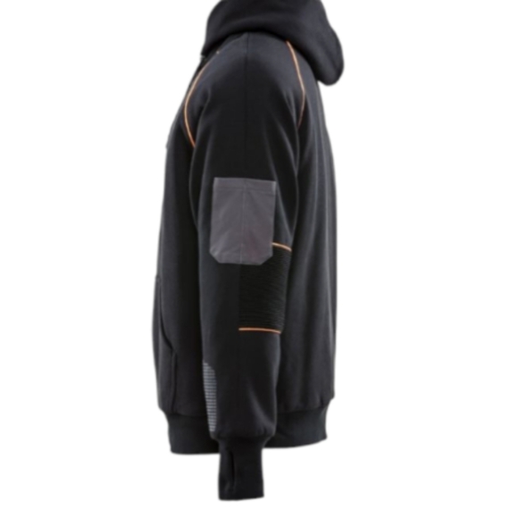 RefrigiWear Black Insulated Pullover Hoodie Size S - Picture 4 of 10